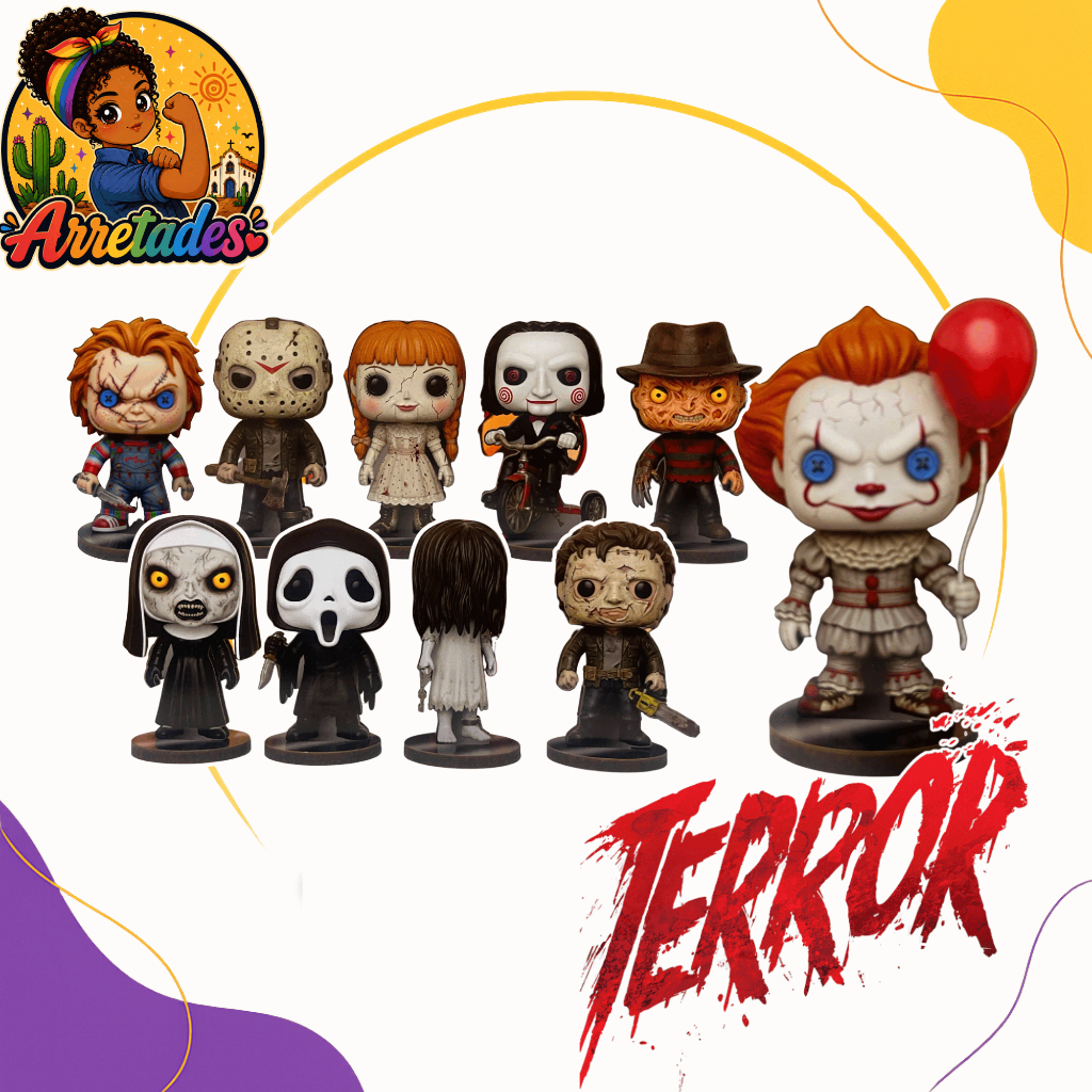 Kit Totens Filmes de Terror - Display de Mesa - 2 ou mais unidades