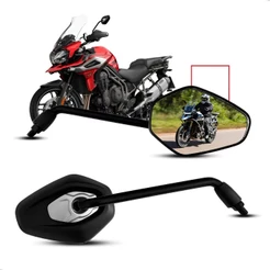 Par Retrovisor Tiger 1200 Triumph Moto Fixo Rosca Honda Titan 150 160 Fan Start Xre 300 Cb Twister