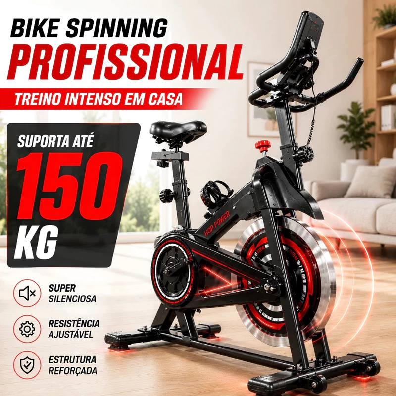 Bicicleta Ergométrica Spinning para Academia com Bluetooth — foto 2