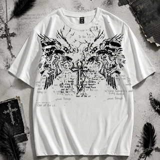 Camisa Camiseta Masculina 100% Algodão Estampa Gótica Punk Street Lançamento