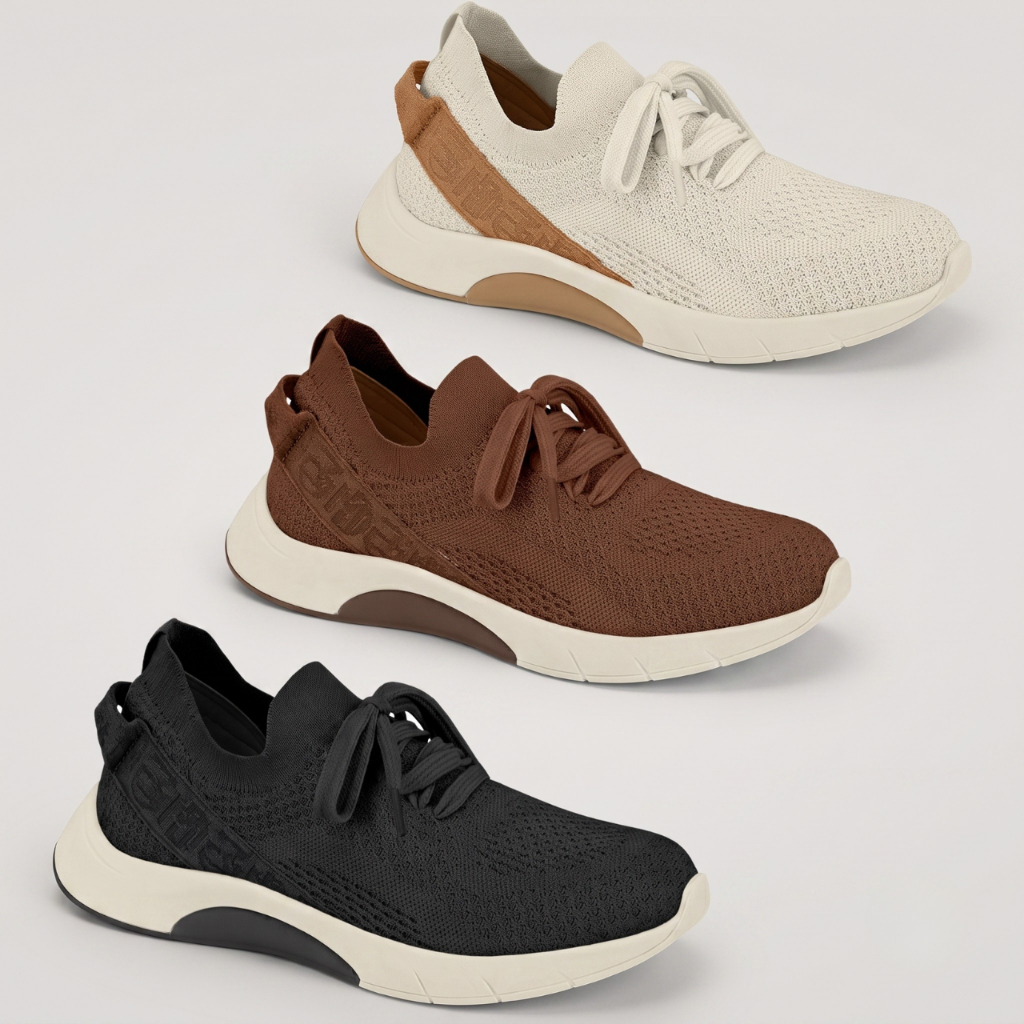 Tênis Feminino Modare Ultraconforto Slip On Knit Calce Fácil Original