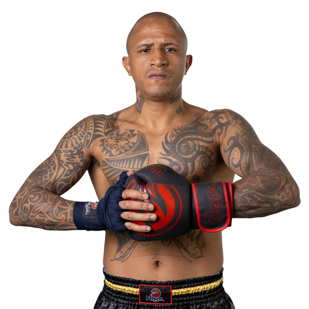 Luva Boxe Muay Thai Kickbox Naja Viper Profissional Sparring Para treinos Profissonais · foto 2