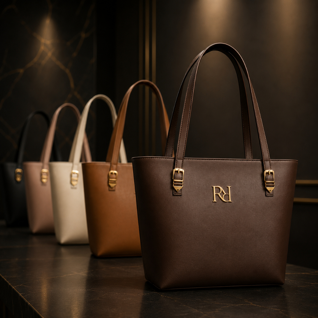 Bolsa Feminina Tote Grande Ombro Elegante Couro Sintético Premium Casual Trabalho Faculdade RN