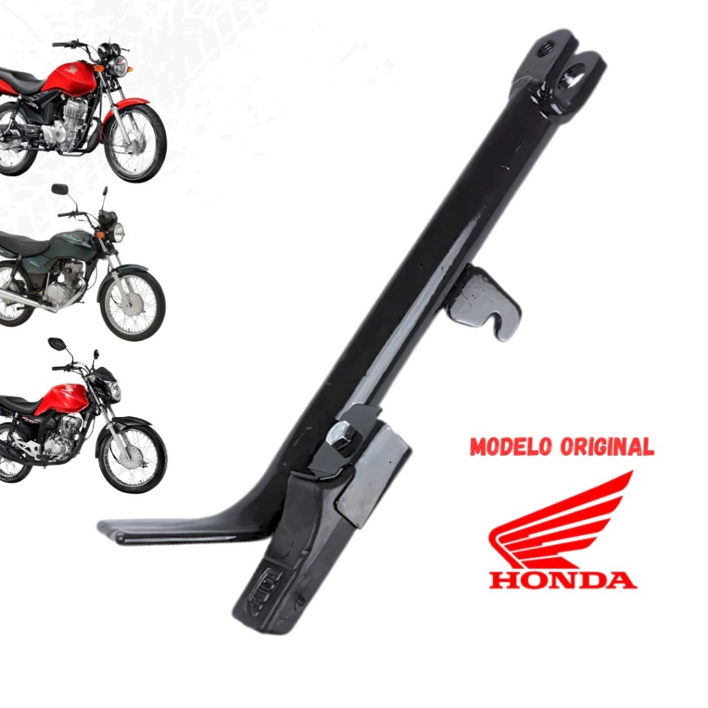 Cavalete Lateral Descanso Com Borracha Cg Titan Fan 125 150 160