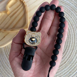 Prendedor de Chupeta Madeira Personalizado com Nome Menina e Menino Enxoval e Maternidade.