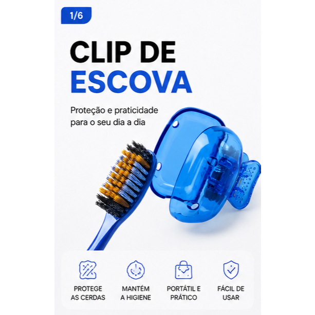Kit 2/4/8 Clipe Capas Protetoras Para Escova De Dentes Portátil Anti Poeira Higiênica