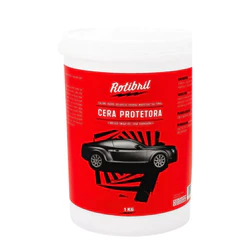 Cera Carnaúba Pasta Brilho Automotiva 1kg Incolor Proteção Impermeabilizante Carnauba Plástico Revitalizadora Proteção