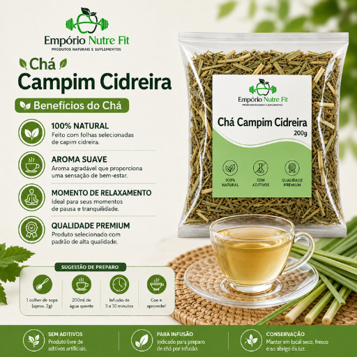 Chá Erva Cidreira Natural para Infusão Alta Qualidade — imagem 2 de 2