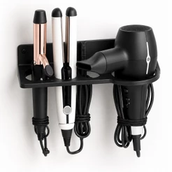 Suporte De Parede Multifuncional Chapinha Babyliss Secador De Cabelo Organizador De Salão Banheiro