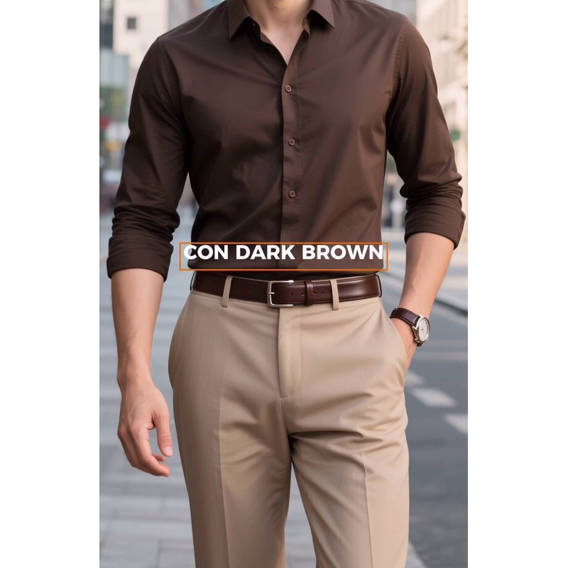 Camisa Social Manga Longa Slim Fit De Algodão Congresso Assembleia Reunião