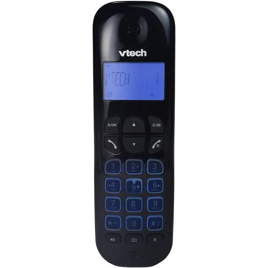 Telefone Sem Fio VTech VT685 com Secretária Eletrônica Identificador de Chamadas Viva-Voz Preto — imagem 2 de 2