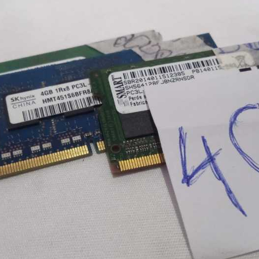 Memoria Ram para Notebook Pc3L 4Gb ddr3 12800-Kit 2 pçs-oK