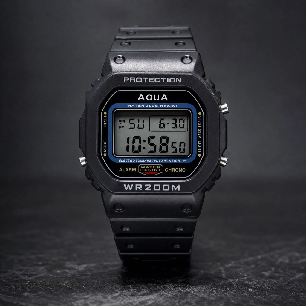 Relógio Masculino Digital Esportivo a Prova D'água Modelo AQ - 81