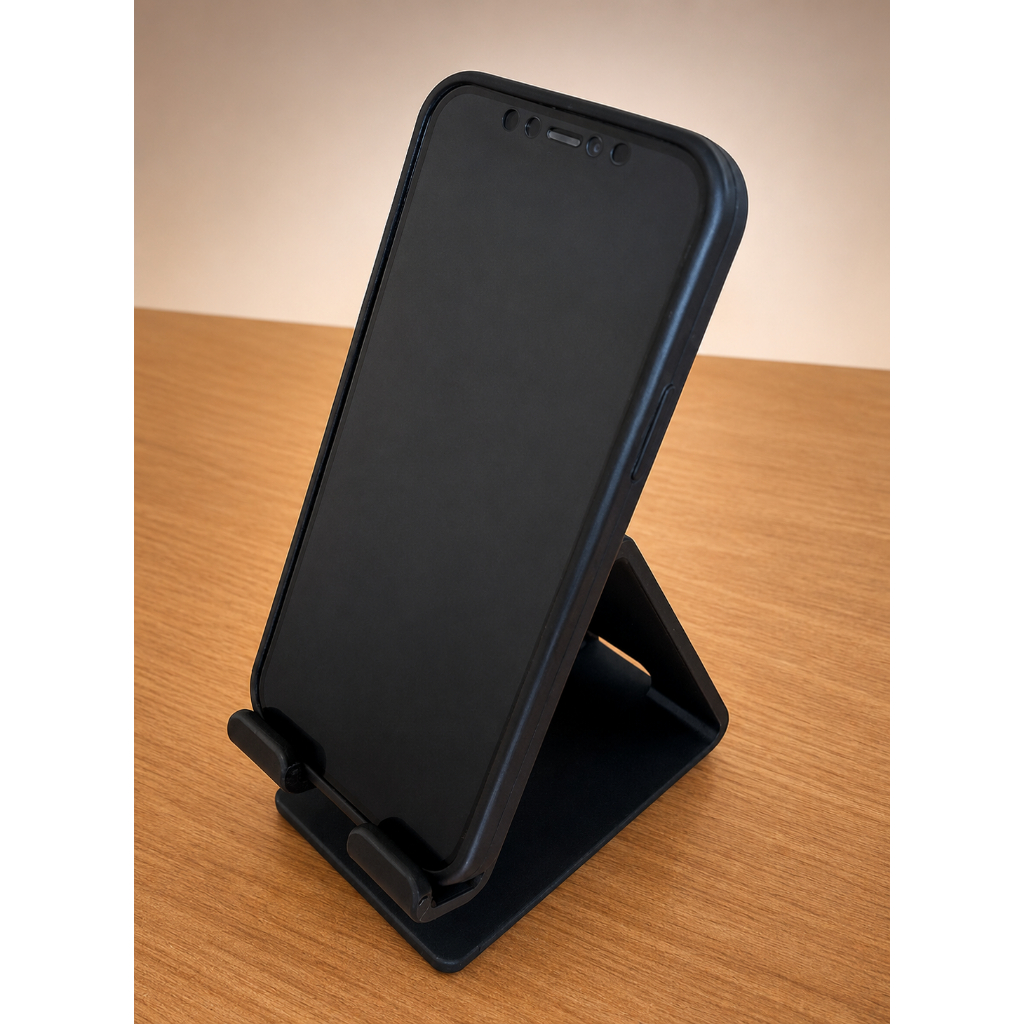 Suporte de Celular Universal para Mesa | Impressão 3D | Compacto e Resistente