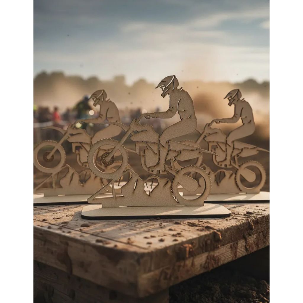 Prova De Motocross Eventos De Moto 10 Troféus 1328