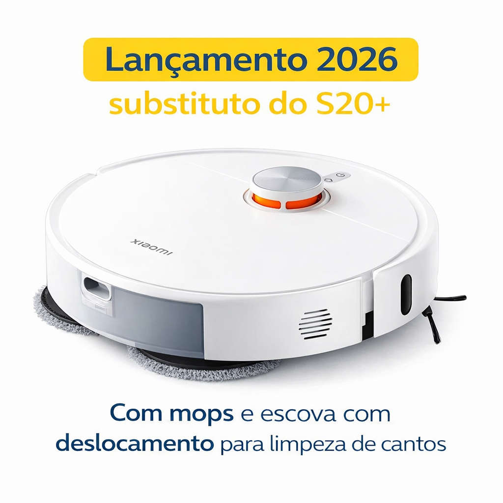 Robô Aspirador Xiaomi S40 Pro Bivolt Alexa Inteligente Automático