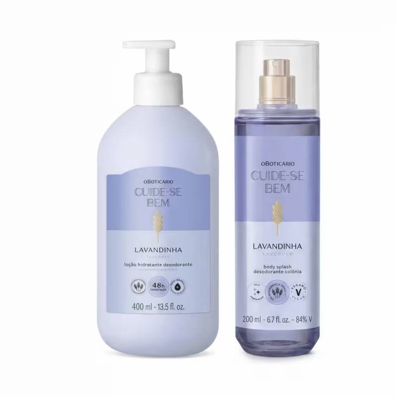 kit Body Splash Lavandinha: Seu momento diário de relaxamento