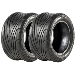 Kit 2 Pneus 225/40-10 Forerunner GF09 6PR TL Citycoco X11 X12 Panda Chopper Scooter Elétrica Aro 10 Sem Câmara