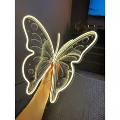 Borboleta de Led Sem Movimentos para Arvore de Natal Decoração Natalina