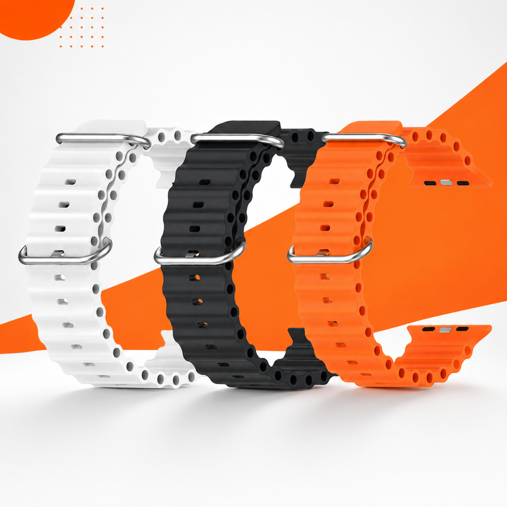 Pulseiras Oceano Para Smartwatch Apple Watch 42/49mm Confortavel Resistente