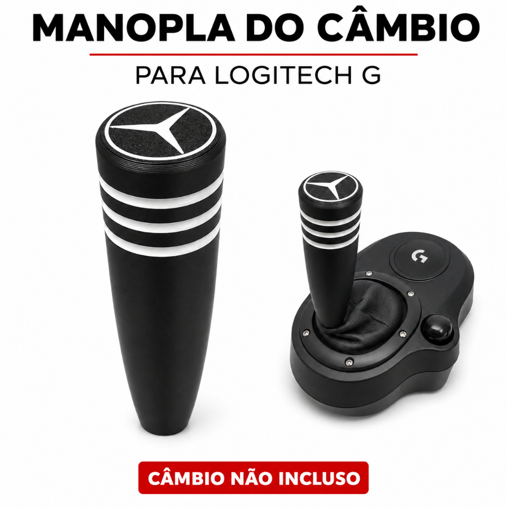 Manopla Personalizada para Câmbio Logitech G Driving Force G29 G920 G923