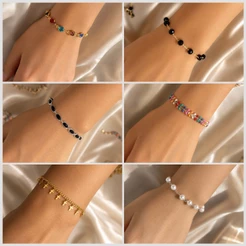 Kit 5 Pulseiras Banhados Ouro/Prata por Apenas R$10 – Modelos Aleatórios – Queima de Estoque!