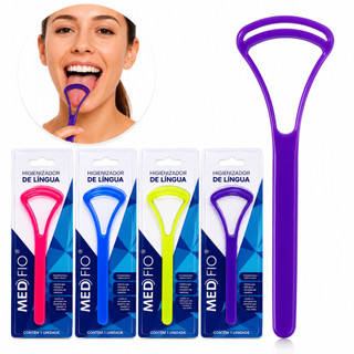 Limpador Raspador De Língua Higiene Bucal Medfio