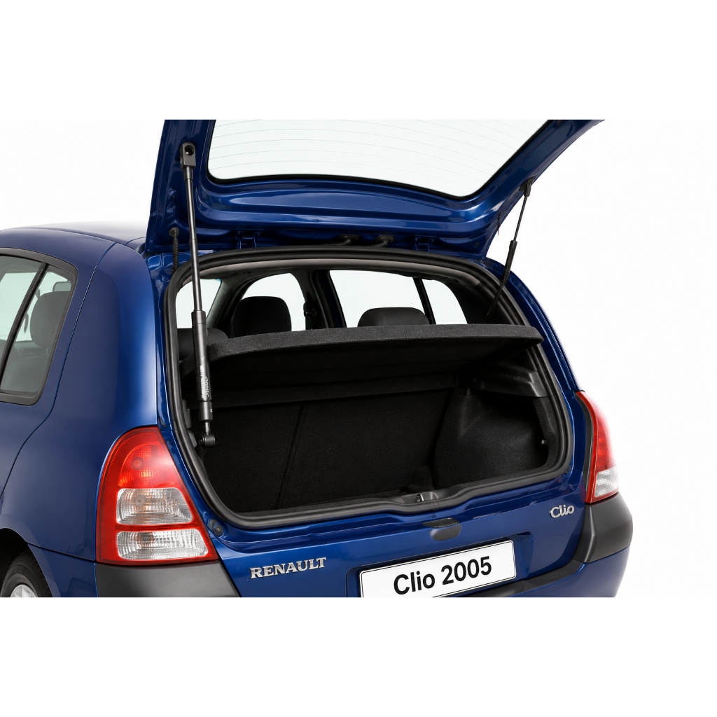 Kit 2 Amortecedores Porta Malas Renault Clio Hatch 2000 2001 2002 até 2012