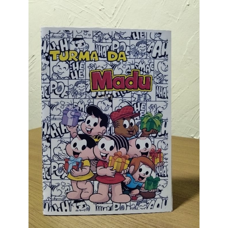 Revista de Colorir Personalizada – Lembrancinha de Aniversário | Tema Turma da Mônica| Nome e Idade Personalizados