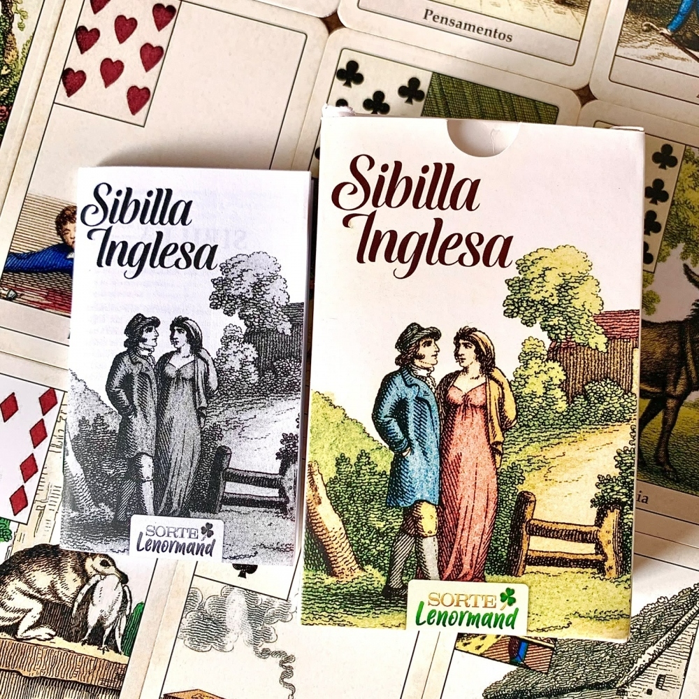 Sibilla Inglesa - Baralho Britânico Raro - Reprodução - Exclusividade Sorte Lenormand