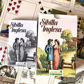 Sibilla Inglesa - Baralho Britânico Raro - Reprodução - Exclusividade Sorte Lenormand