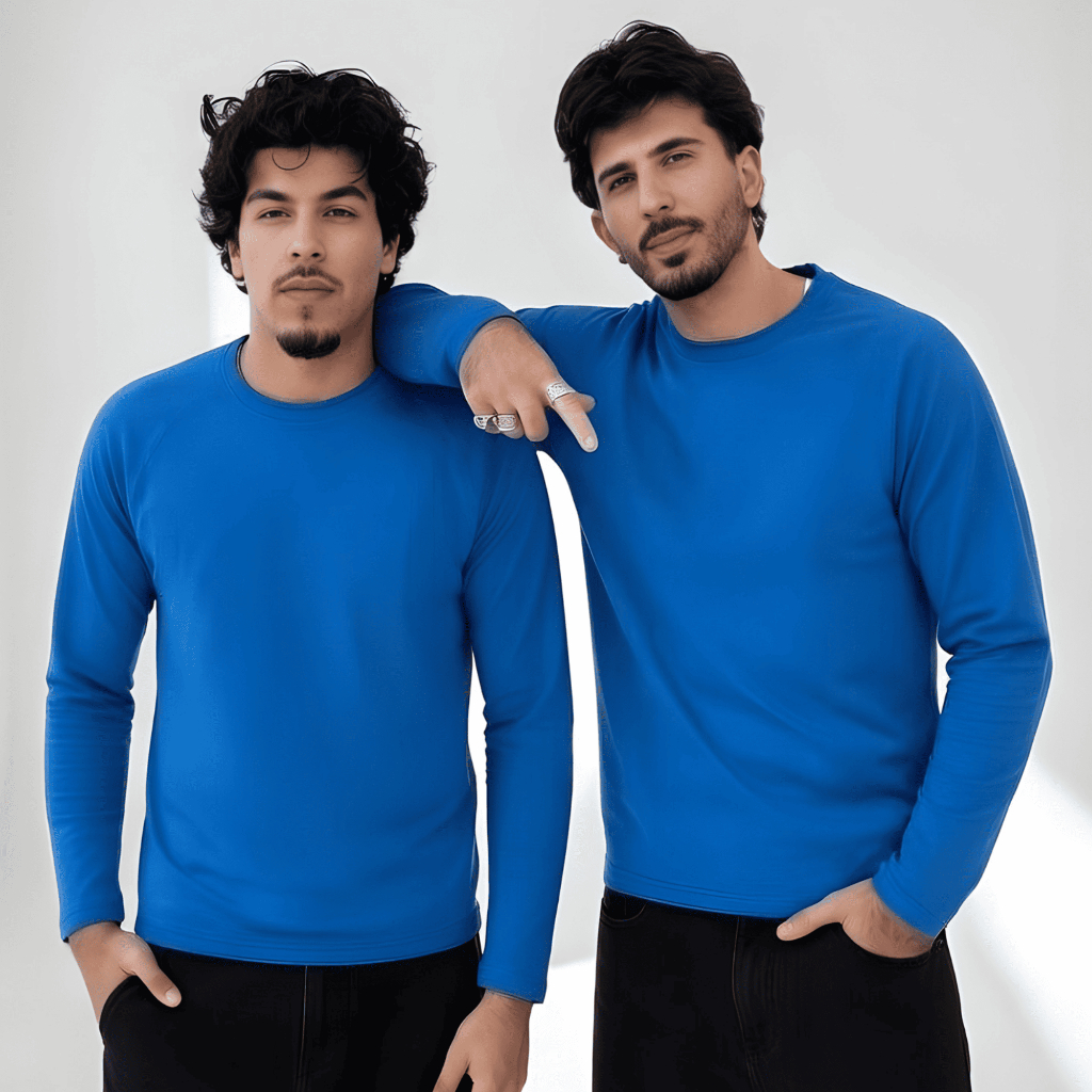 Kit 2 Camisetas Masculinas Manga Longa Dry Fit para Academia, Esportes e Lazer