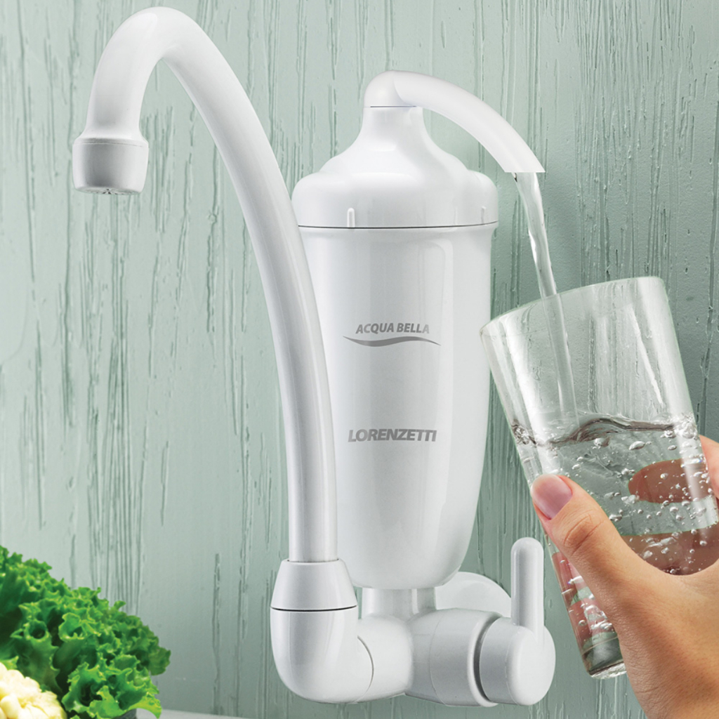 Purificador com Torneira Acqua Bella de Parede Branco Lorenzetti