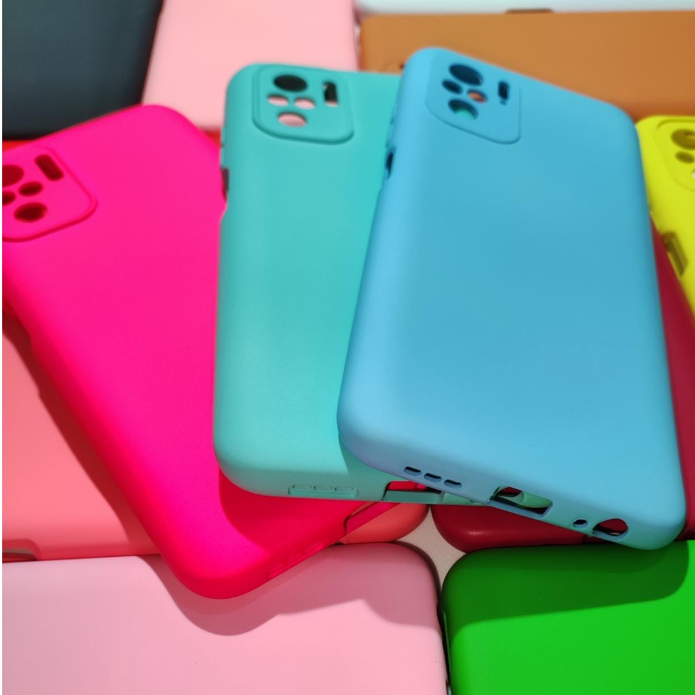 Capa para Xiaomi Redmi Note 10 4G Silicone Proteção de Câmera Interior Aveludado Macia Tpu Premium