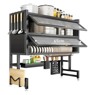 Escorredor De Louça 65/85cm Cozinha Suspensa Modula Pia Rack Organizador Estante poeira p…