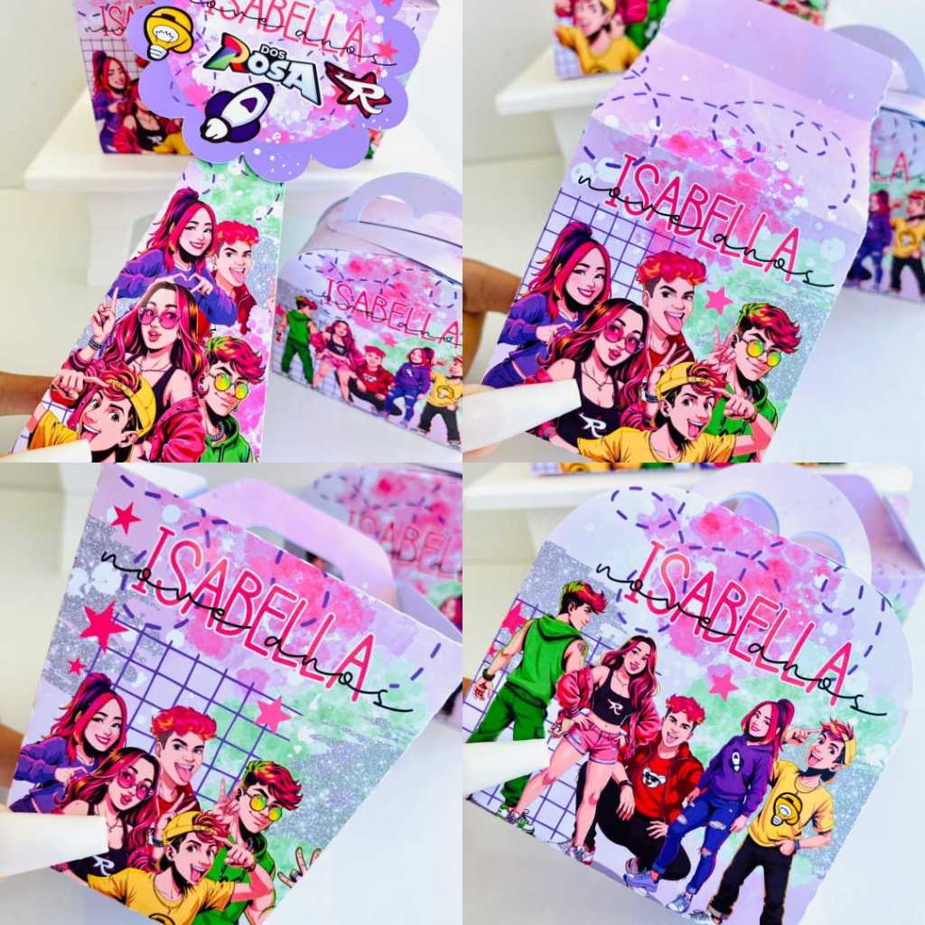 Kit Festa Caixinhas Personalizadas Lembrancinha Infantil TEMA:EMILLY VICK
