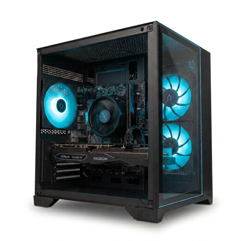 PC Gamer JIREH START FHD | RX 7600 8GB | Ryzen 5 | RAM 16GB DDR4 |  1TB SSD NVMe
