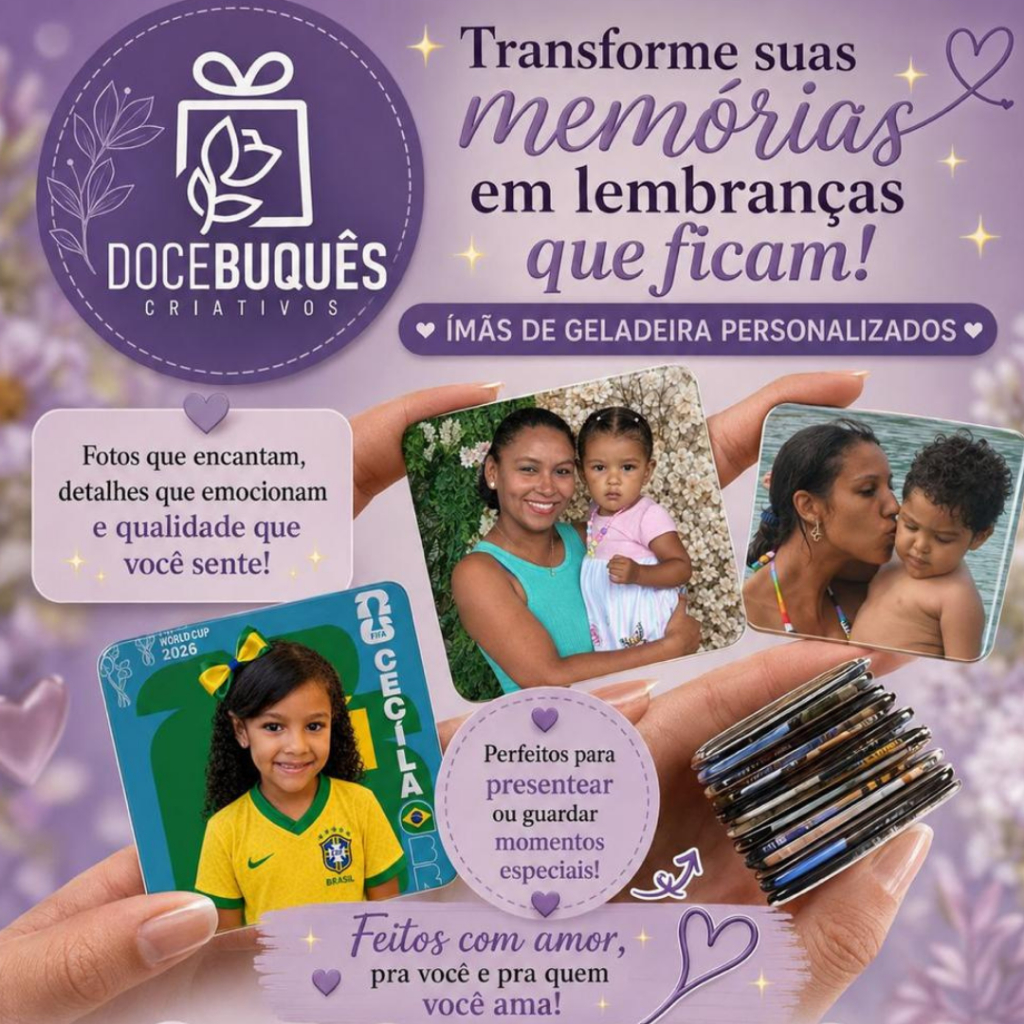 kit Imã de Geladeira personalizados com foto 4,6,8 e 10 unidades / lembrancinha/ foto imã 5x5