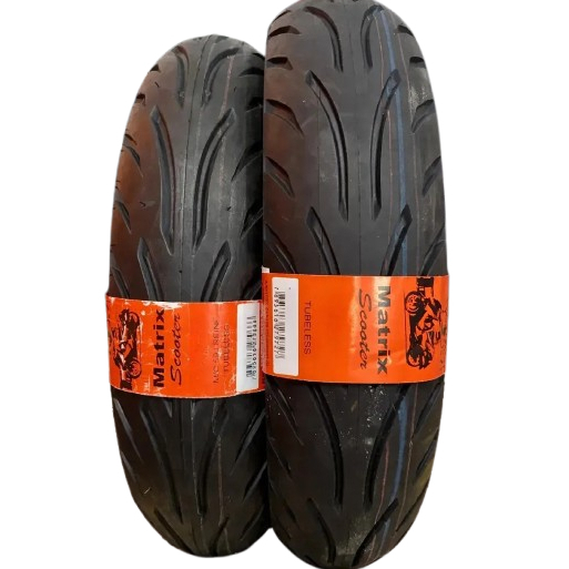 Par Pneu Nmax 160 Levorin 110/70-13 + 130/70-13 Matrix Scooter Dianteiro Traseiro