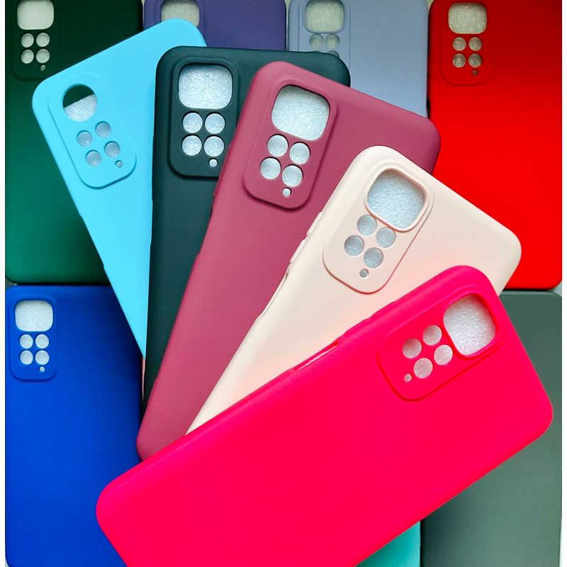 Capa Capinha Xiaomi Redmi Note 11 4G Silicone Aveludado Anti Impacto Câmera