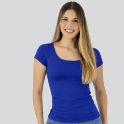 Blusa Feminina com Manga Regata Ecoclub forrada no busto Suplex soft Decote Quadrado confortável