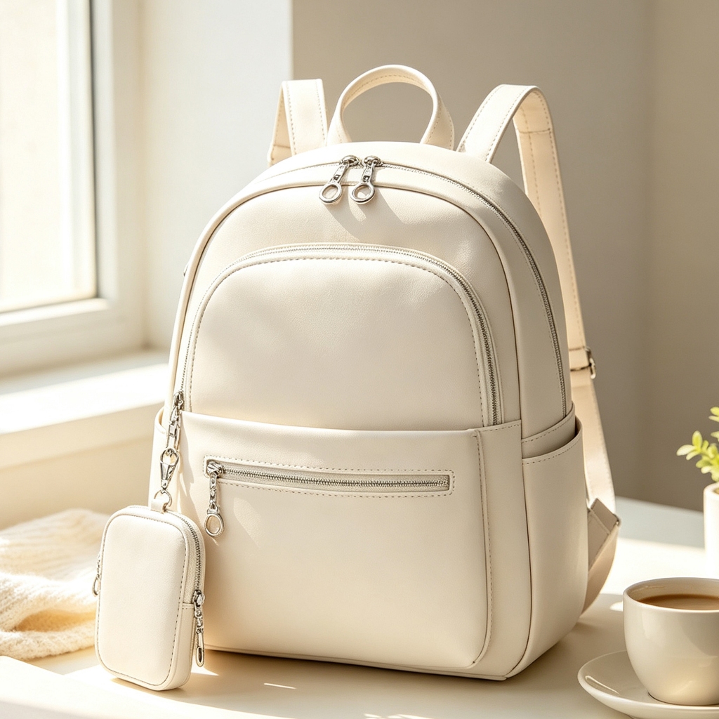 Mochila Multifuncional com Pequena Necessaire Acessório Resistente ao Desgaste Design Versátil para Jovens e Adultos