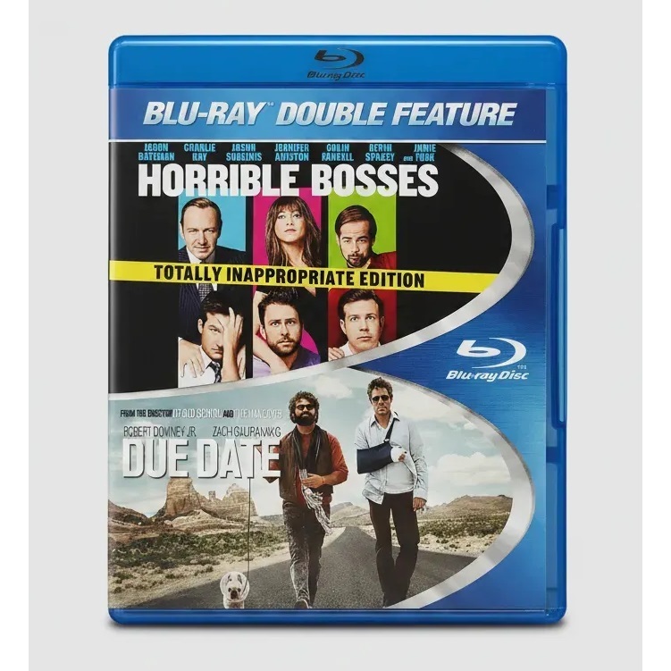 Bluray Duplo Quero Matar Meu Chefe + Um Parto De Viagem Dublados 2 Discos