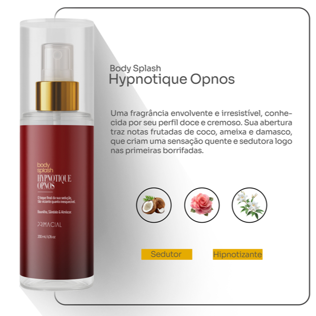KIT 4 BODY SPLASH FEMININO INVERSE + HYPNOTIQUE OPNOS + AURA E LAVINE EXCLUSIF 200ML PRIMACIAL · foto 2