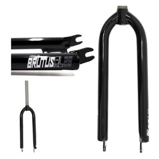 Garfo Suspensão Modelo Rígido Aro 26 Rl Absolute Brutus em Aço para Freio A Disco Freeride Grau Wheeling Freestyle Preto