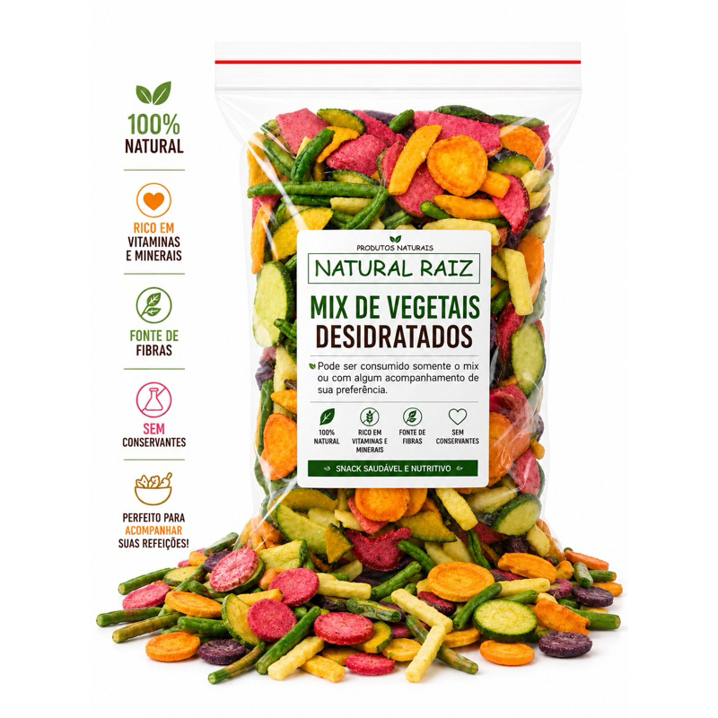 Mix De Vegetais Desidratados Natural