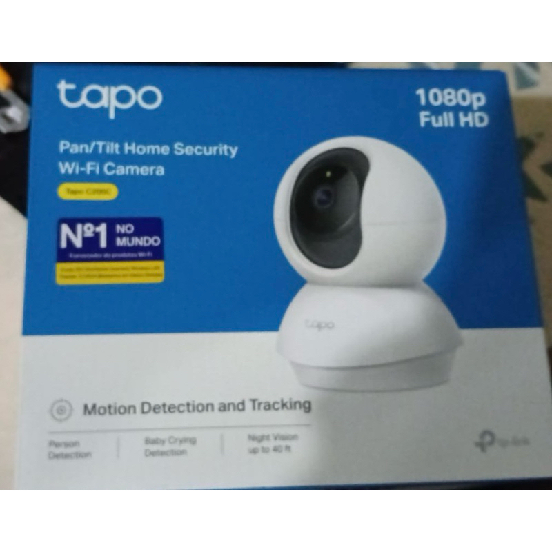 Câmera de Segurança Residencial TP-Link TC70 Wi-Fi e Pan/Tilt