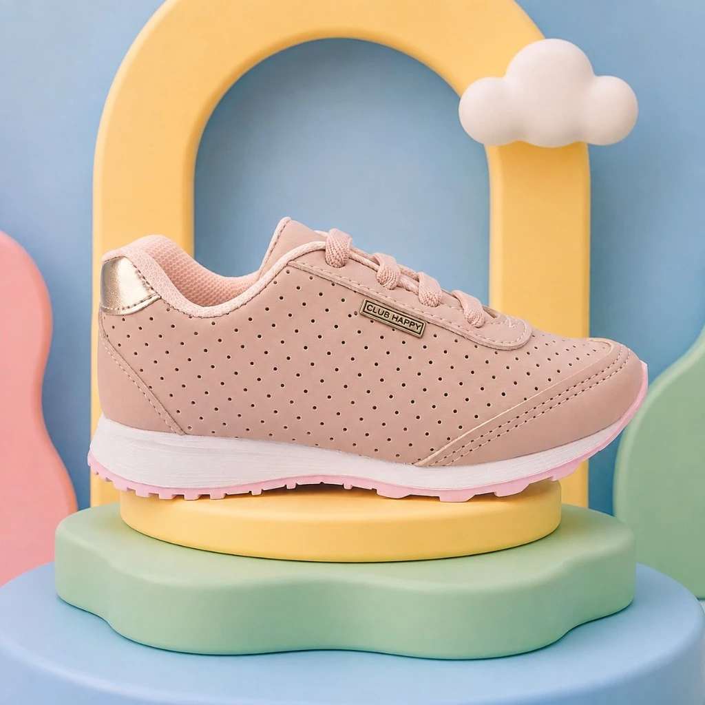 Tenis Infantil Menina Feminino Club Happy Várias Cores