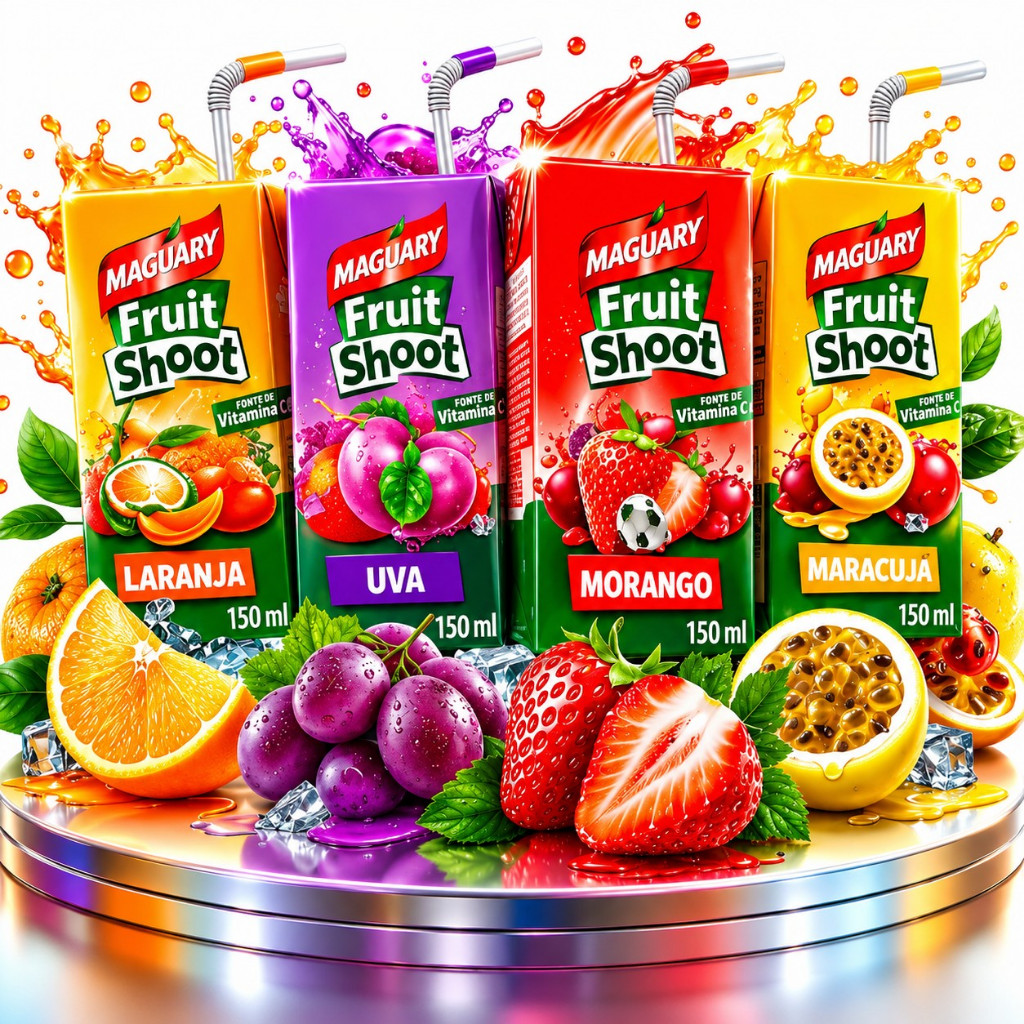 Kit c/ 10 Unidades Suco Maguary Fruit Shoot (Lanche) Sabores