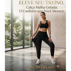 Calça Feminina Dry Fit Com Elastano Gelada Slim Fit Esportiva